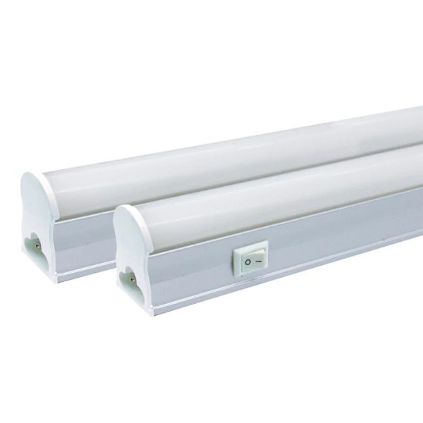 T5 LED Batten Light with Switch, 300 mm, 5 W, 500 lm, 4000 K, White