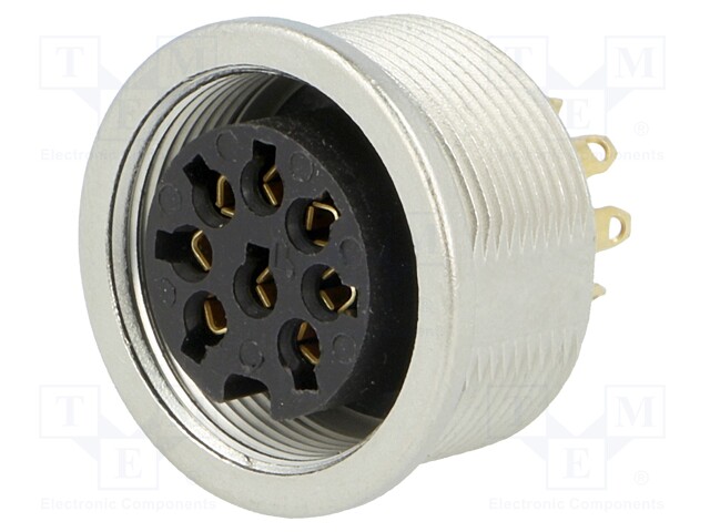 0304-08-1.jpg M16 SOCKET FEM SOLDERING PIN 8 5A/60V IP68 - Image 1