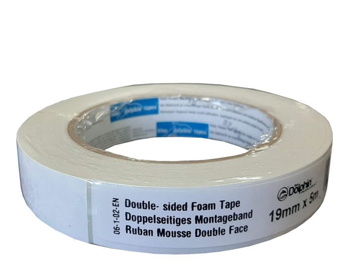 06-1-02-EN.jpg DOUBLE SIDE FOAM TAPE 19mm x6m - Image 1
