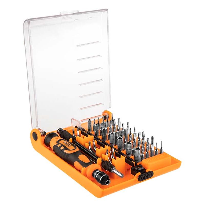 06-111.jpg Precision screwdriver bits set with holder 53PCS - Image 1