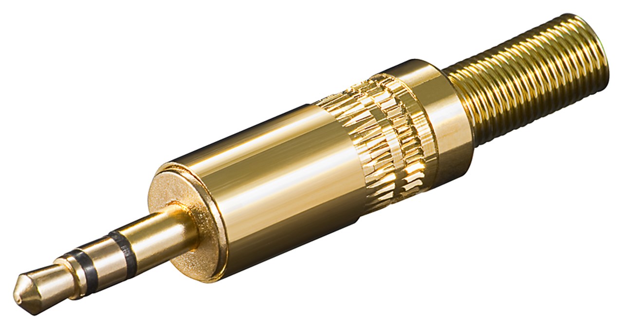 11018X2.jpg PLUG 3.5mm STEREO GOLD-PLATED X2P - Image 1