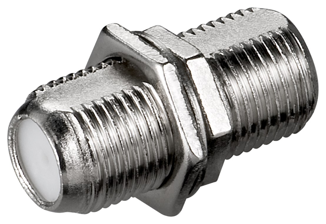 11841X2.jpg F-CONNECTOR - F-FEM/F-FEM X2PCS - Image 1
