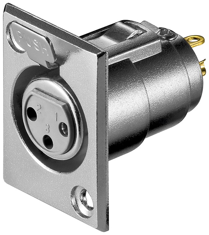 11973.jpg Microphone 3pin female socket - Image 1