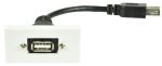 AV:Link 122.530UK USB 2.0 Wallplate Module - Image 2