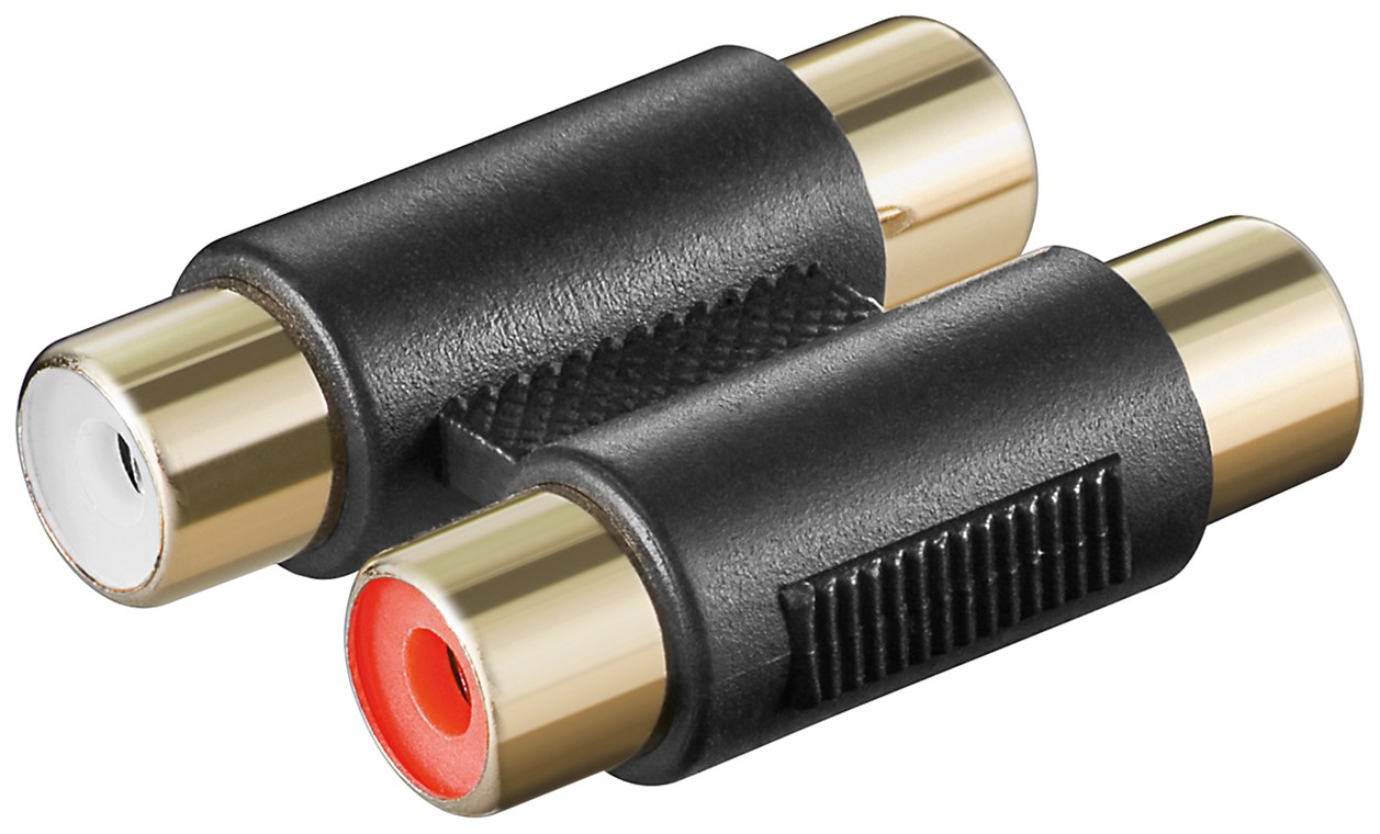 12419X2.jpg RCA adapter, 2x female to 2x female - Image 1