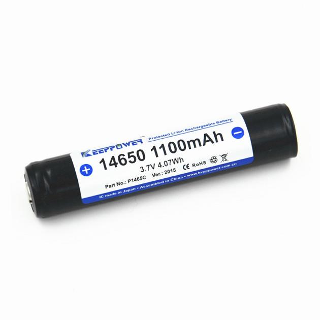 14650-1100MAH.jpg 14650 1100mAh protected - 3A Keeppower - Image 1