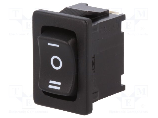 1808.6103.jpg ON-OFF-ON rocker switch 6A/250VAC - Image 1