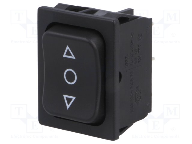 1839.1407.jpg Rocker switch ON-OFF-ON RETURN 6A/250VAC - Image 1
