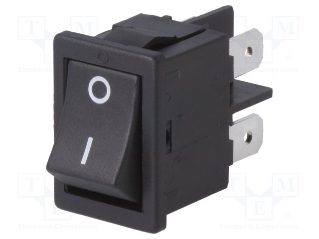 1858.1103.jpg 16A/250V OFF-ON ROCKER SWITCH 2PIN - Image 1