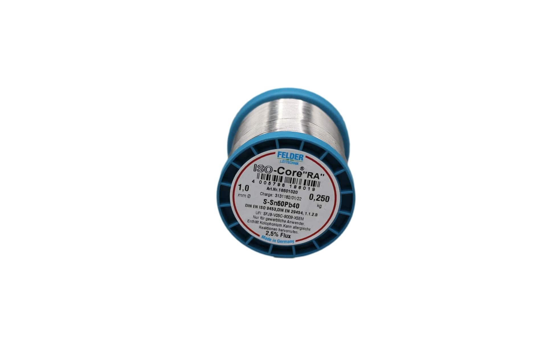 18601020.jpg SOLDER 1.0MM 250GR S-Sn60PB40 WIRE - Image 1