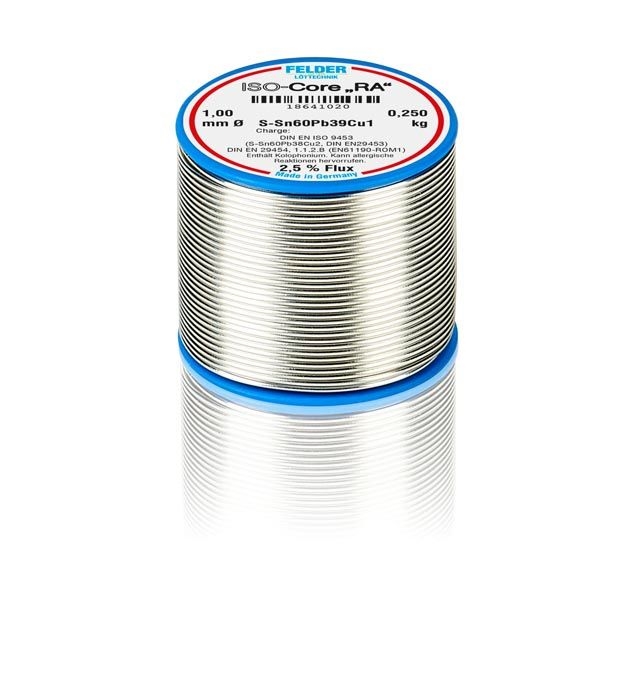 18641020.jpg SOLDER WIRE 1MM 250G S-Sn60Pb39Cu1 - Image 1
