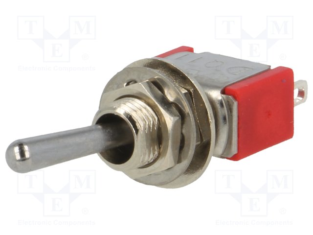 1MS1T1B5M1QE.jpg TOGGLE SWITCH 2A 250V -5A/28VDC ON-ON - Image 1