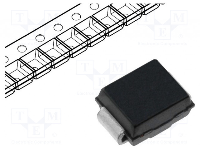 1SMB5953BT3G.jpg Diode Zener SMD 3W 150V 2.5mA 1SMB5953BT3G - Image 1
