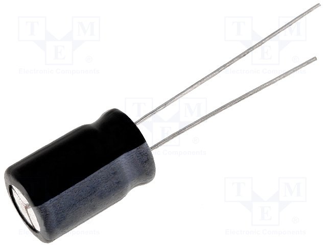 220MF63VX2.jpg 220MF 63V ELECTR. CAPAC. X2PCS - Image 1