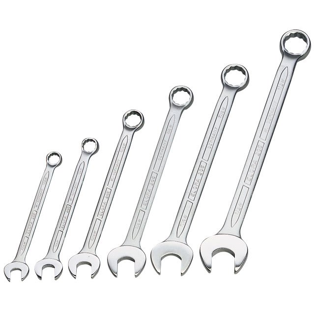 27-033478.jpg Combination spanner set 8-19m - Image 1