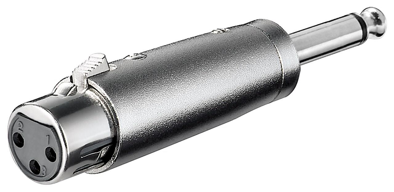 27451.jpg JACK 6.3mm MONO MALE-XLR FEMALE 3PIN - Image 1