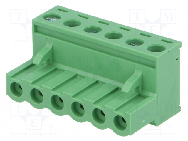 2EDGK5.00-06P14.jpg Pluggable terminal block 6ways 5mm straight plug fem. - Image 1