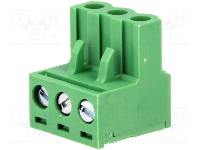 2EDGK5.00-3P14.jpg Terminal block 5mm 3way pluggable female - Image 1