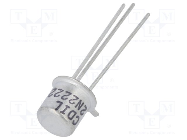 2N2222-CDI.jpg 2N2222-CDI 40V 0.8A TRANSISTOR METAL - Image 1