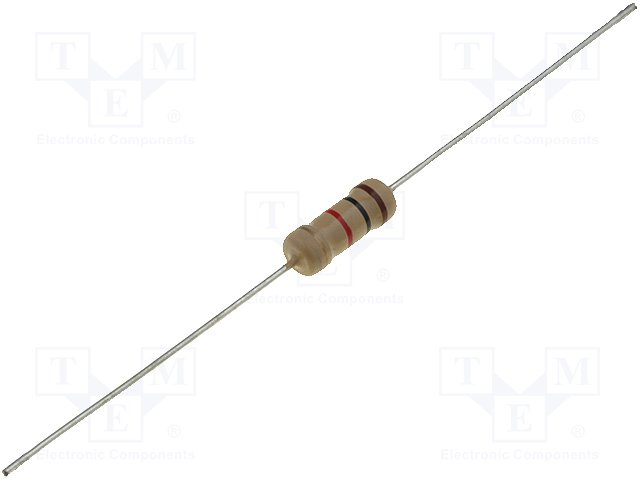 2W15KX10.jpg 15kΩ 2W CARBON RESISTORS X10PCS - Image 1