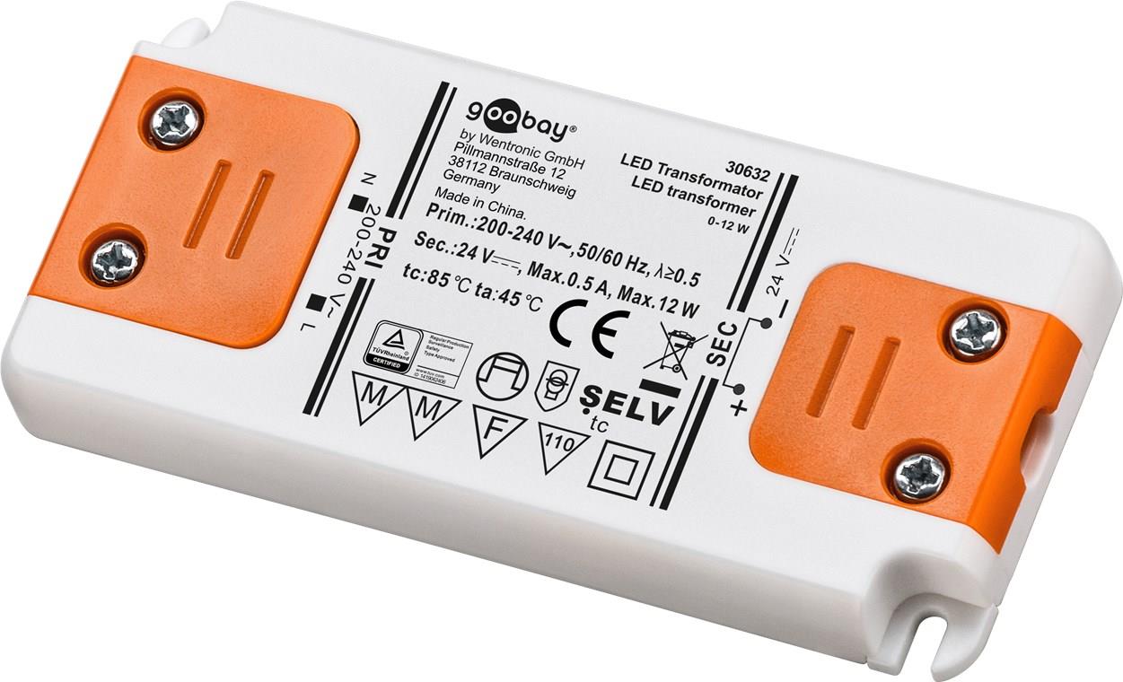 30632.jpg LED 24VDC 12W TRANSFORMER - Image 1