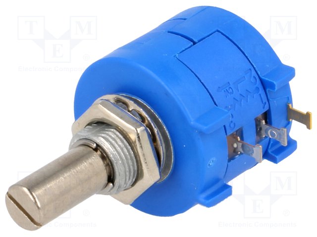 3590S-2-103L.jpg 10kΩ 2W Potentiometer linear multiturn 6.35mm - Image 1