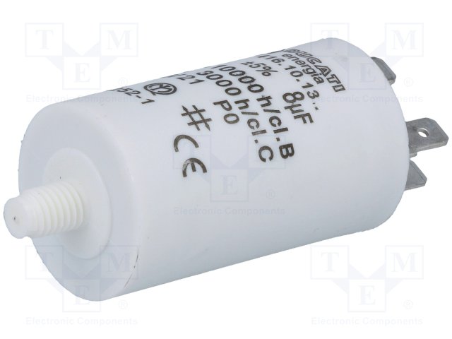 4.16.10.13.64.jpg 8μF 425VAC MOTOR RUN CAPACITOR - Image 1