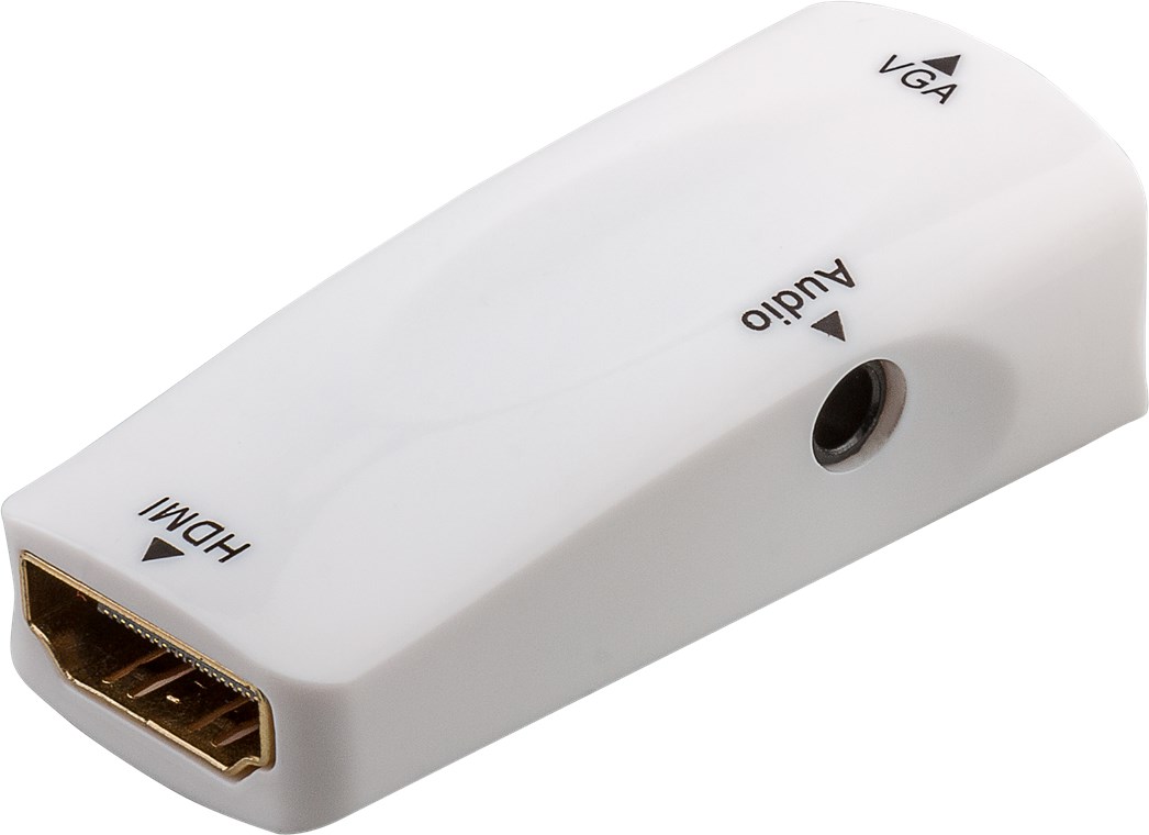 44794.jpg Compact HDMI™/VGA adapter incl. audio, gold-plated - Image 1