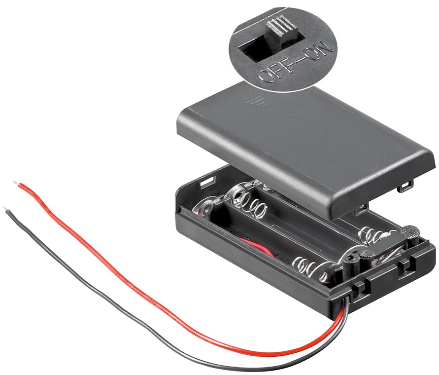 48143.jpg 3x AAA battery holder with switch - Image 1