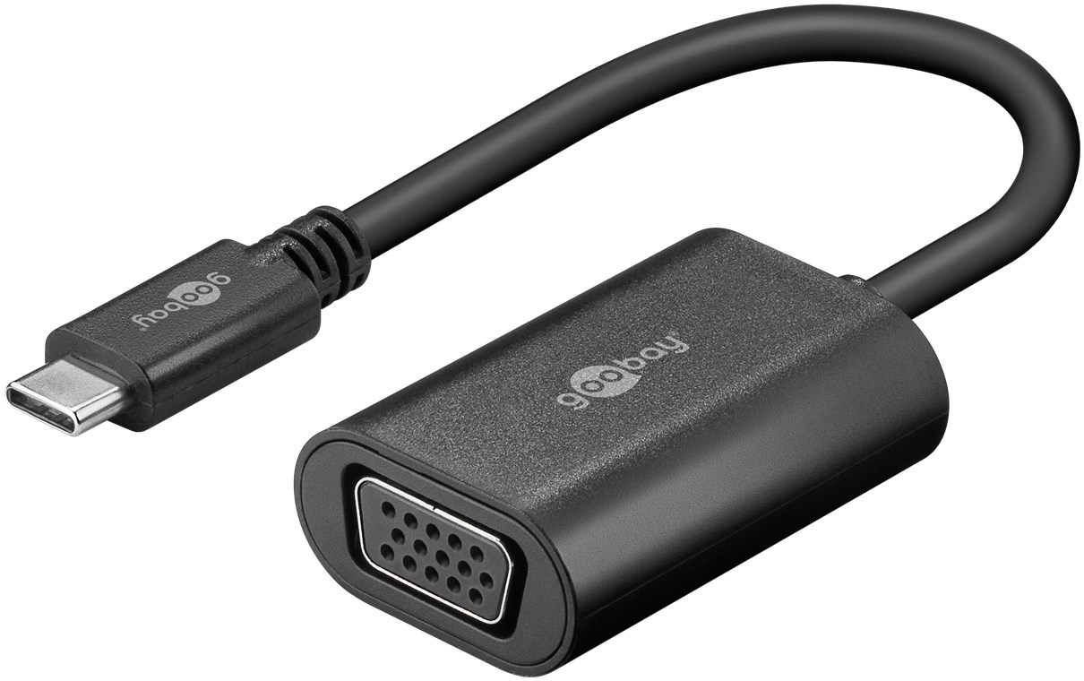 51776.jpg USB-C PLUG TO VGA SOCKET ADAPTER 0.2M - Image 1