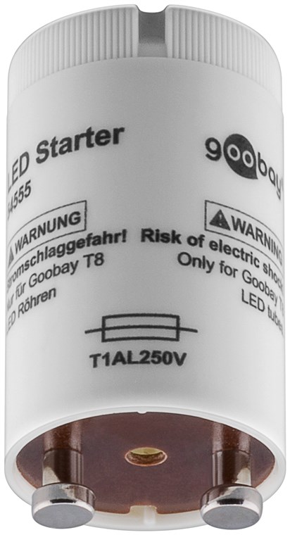 54555.jpg LED STARTER FOR LED T8 TUBES GOOBAY - Image 1