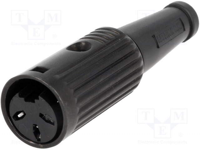 601-0300.jpg DIN plug female 3pin - Image 1