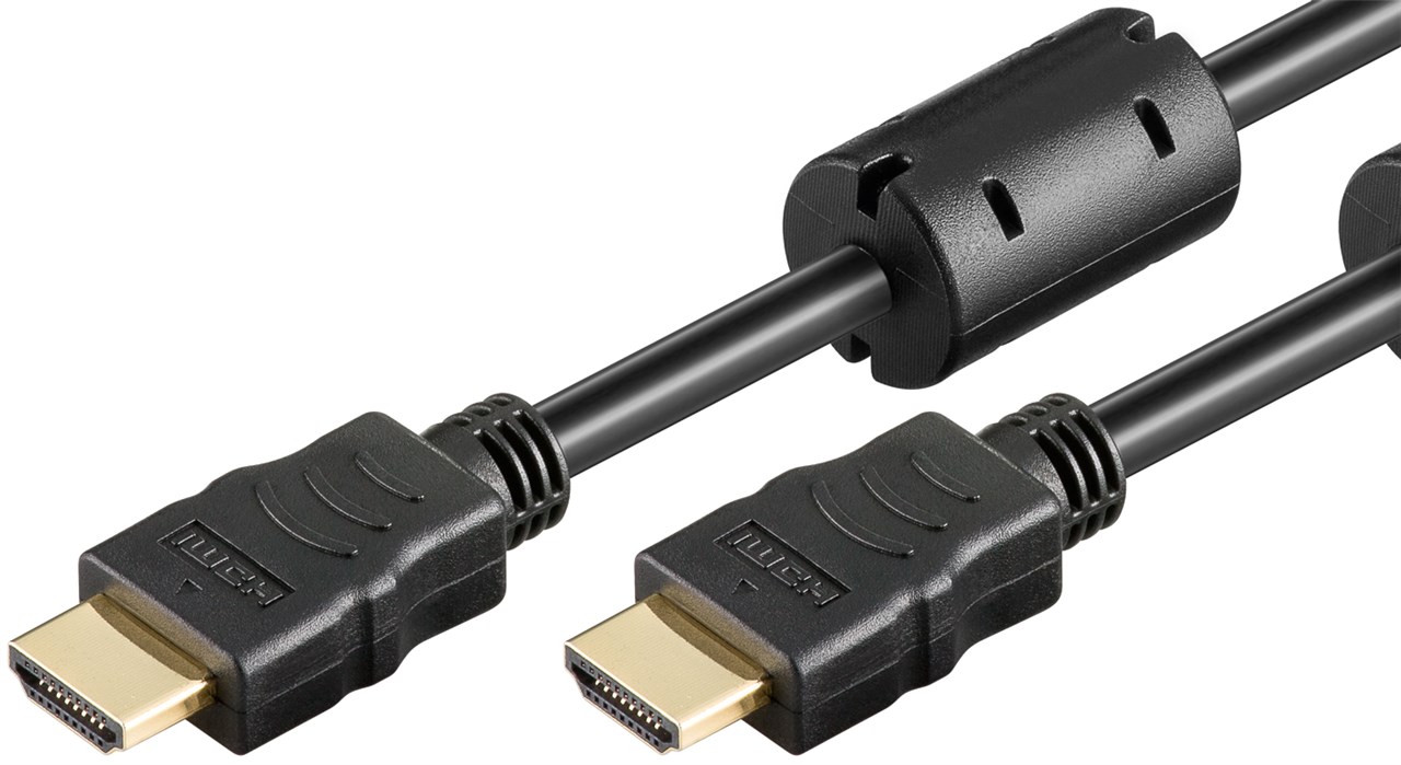 61302.jpg HDMI HI-SPEED 3M WITH ETHERNET BLACK - Image 1