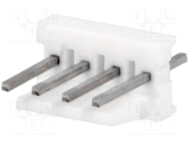 640454-4-2P.jpg Wire-boart 4pin socket 2.54mm x2pcs - Image 1