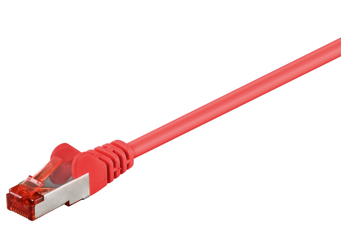 68277.jpg CAT 6 patch cable S/FTP PiMF, red 0.5m - Image 1