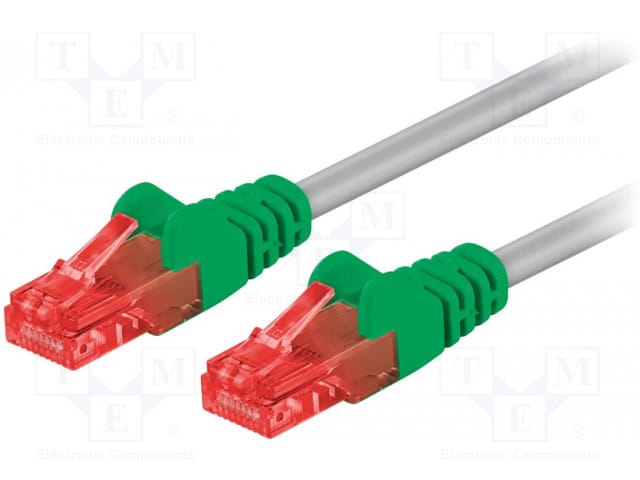 68478.jpg Cat 6 U/UTP Patch cord PVC 5m grey - Image 1