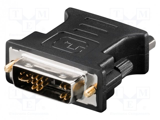 69971.jpg DVIA-VGA - D-SUP 15PIN HD SOKET-DVI-A 12+5 ADAPTER - Image 1