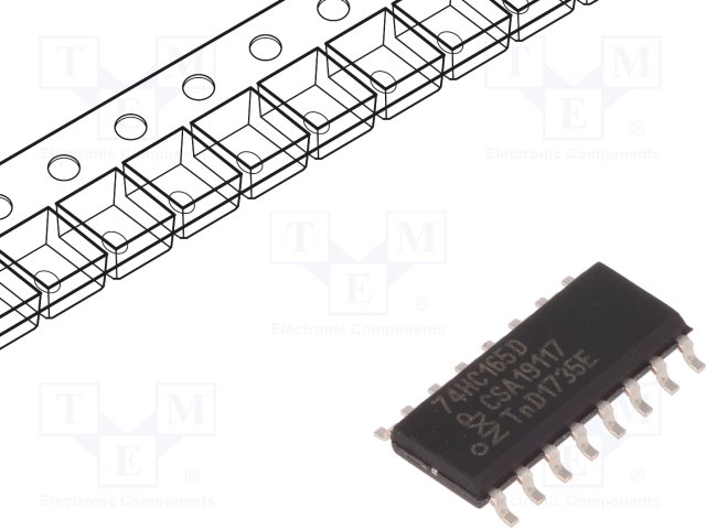 74HC165D.jpg 74HC165D.653 IC SMD - Image 1