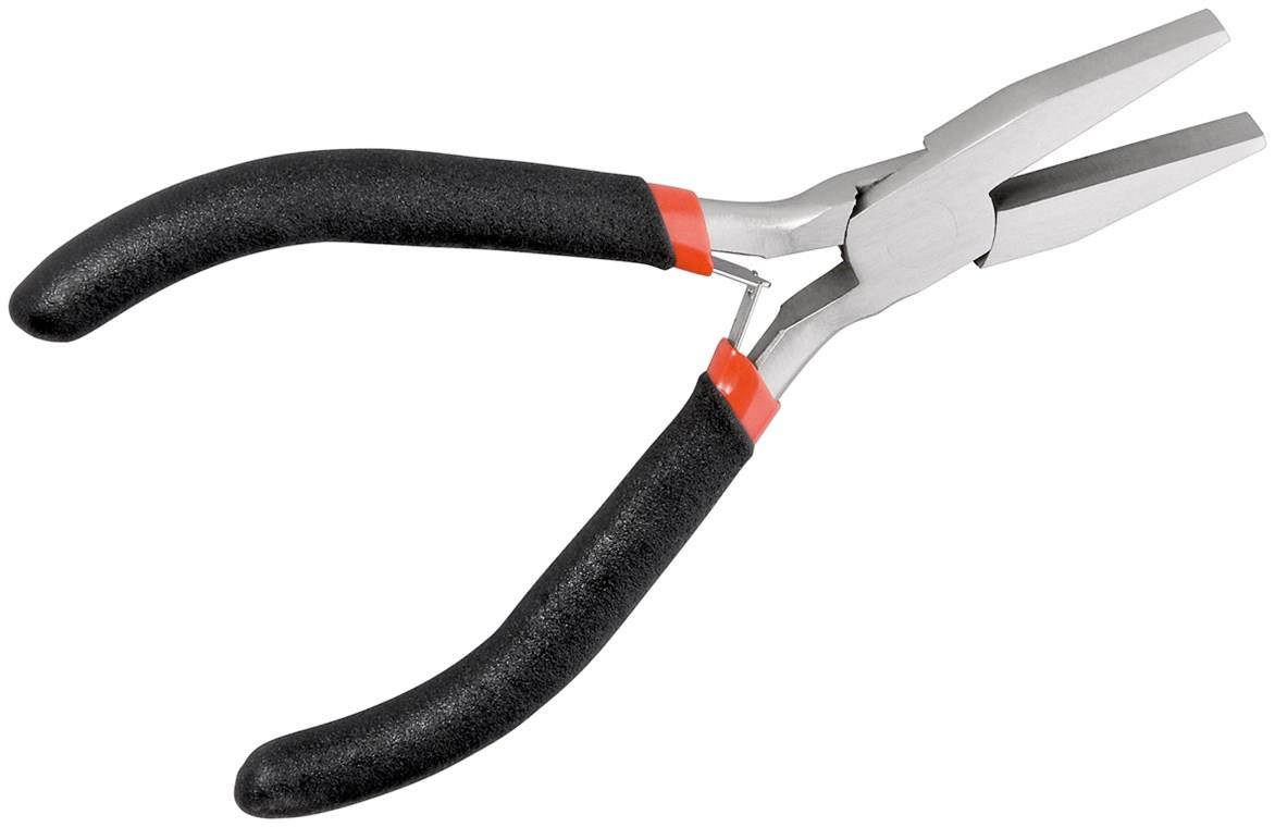 77094.jpg NOSE PLIERS FLAT 125mm falf-round - Image 1