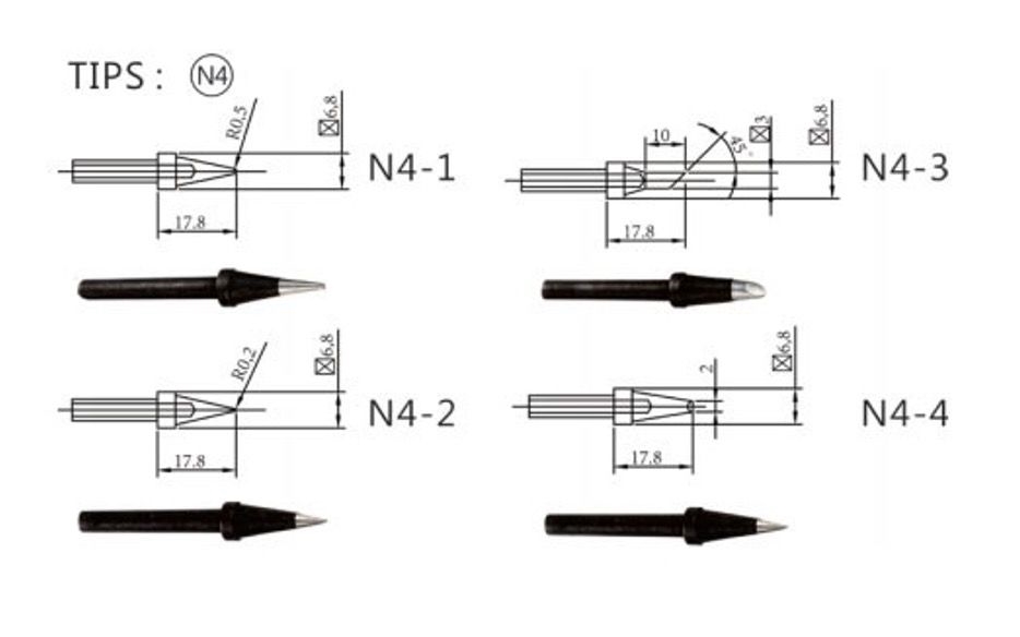 79-1426.jpg SOLDERING SPAIR TIP N4-2 - Image 1