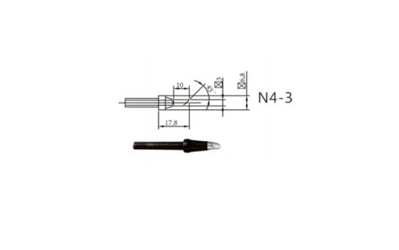 79-1436.jpg TIP N4-3 FOR PUCTEC SOL.IRON - Image 1
