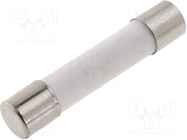 8020.5072X10.jpg 2.5A Fuse fast blow 6.3x32mm ceramic X10pcs - Image 1
