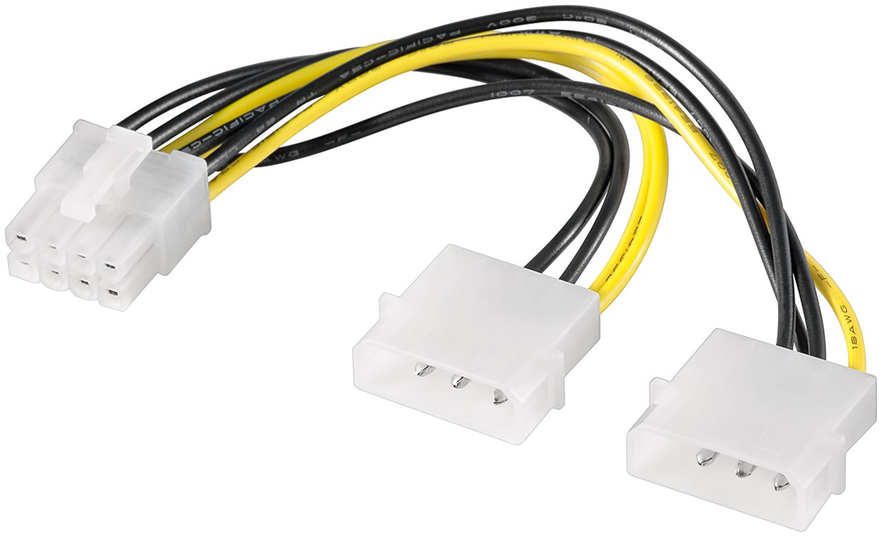 93241.jpg POWER CABLE-ADAPTER FOR PC GRAPHICS CARD - Image 1