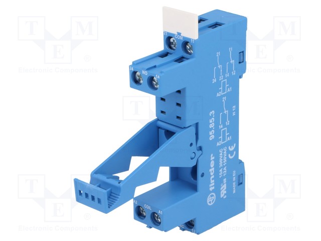 95.85.3SPA.jpg 8PIN RELAY SOCKET SCREW TERMINALS - Image 1