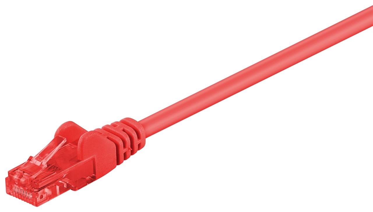 95254.jpg CAT 6 PATCG CABLE 0.25m COPPER CCA RED - Image 1