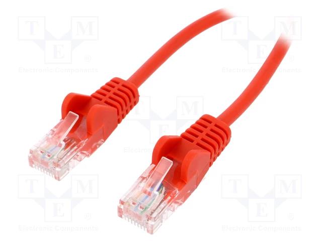 95595.jpg U/UTP CAT6 1.5M PATCH CORD RED CABLE - Image 1