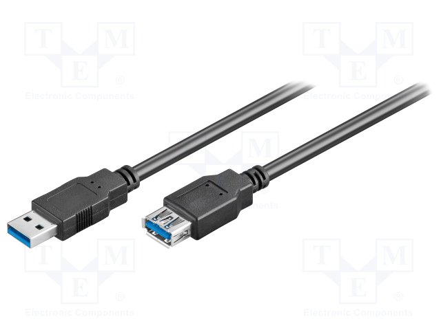95726.jpg USB 3.0 cable USB A socket, USB A plug 5m - Image 1