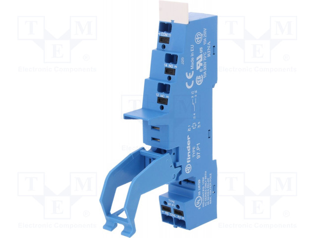 97.P1SPA.jpg Relay socket 5Pin 16A 250VAC - Image 1