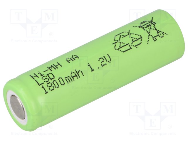 AA1800.jpg RE- BATTERY AA 1.2V NI-MH 1800MAH - Image 1