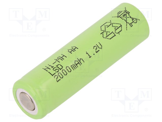 AA2000E-ST.jpg Ni-MH AA 1.2V 2000mAh Re-battery - Image 1
